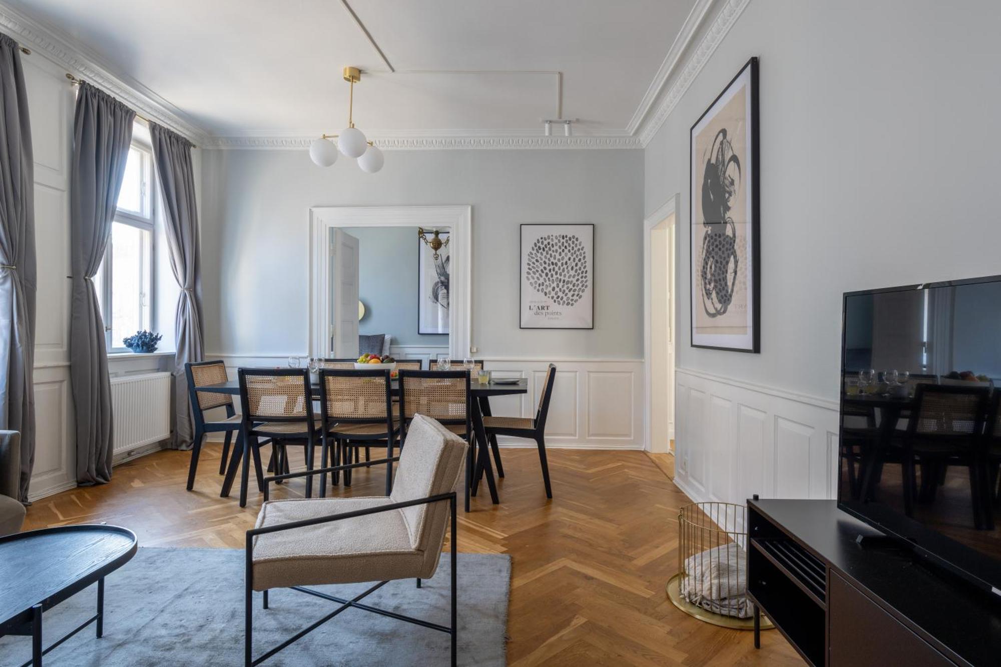 Large Apartment With Canal View In Central Cph City 코펜하겐 외부 사진